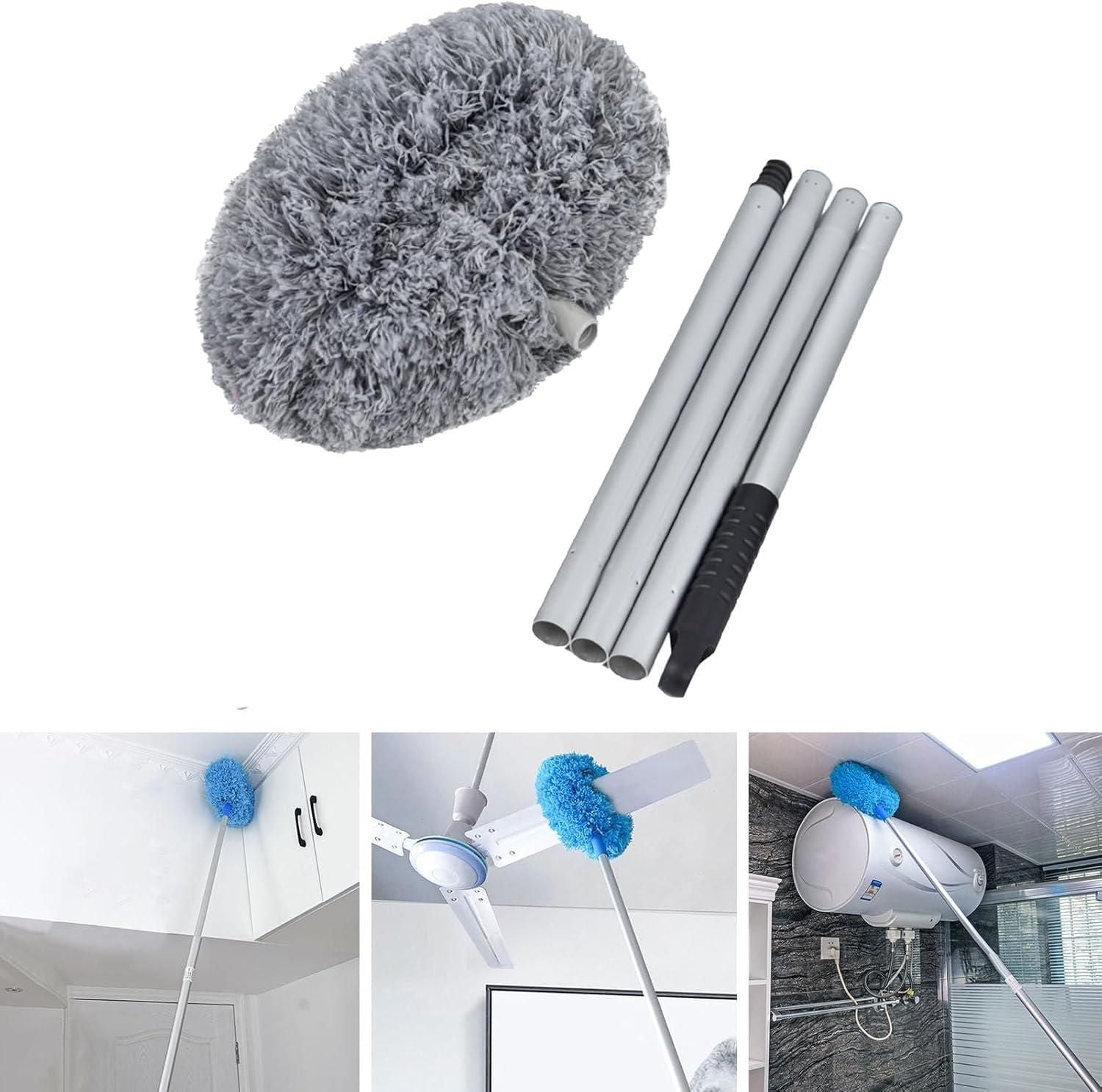 Washable Ceiling Fan Cleaner Duster– Extendable Microfiber Cleaning Tool